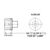 T8 or T12 Slimline - Plunger Lampholder - Single Pin Socket Thumbnail