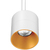 6 in. x 6 in. Wattage Selectable LED Pendant Fixture - Gold Baffle - White Finish Thumbnail