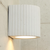 6 in. x 6 in. Artisan Concrete Outdoor Wall Sconce Fixture - White Finish Thumbnail