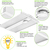 17,700 Lumens - 130 Watt - 5000 Kelvin - Linear LED High Bay Fixture with Motion Sensor Thumbnail