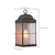 17 in. Outdoor Wall Sconce Fixture - Seeded Glass - Bronze Finish Thumbnail