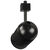 Track Light Fixture - Round Back Cylinder - Black - Black Baffle Thumbnail