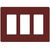 Decorator Wall Plate - Brown - 3 Gang Thumbnail