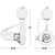 Track light Fixture - Gimbal Ring - White - MR16 GU10 Base  Thumbnail