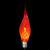 3 Watt - Silicone Tip Chandelier Bulb - Flicker Flame Thumbnail