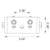 Adjustable Trunnion Mount - For use with Euri Lighting LED Parking Lot Fixtures Thumbnail