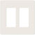 Decorator Wall Plate - Light Almond - 2 Gang Thumbnail