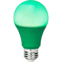 LED 9W A19 E26 GREEN