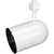 Track light Fixture - Round Back Cylinder - White - Black Baffle Thumbnail
