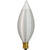 40 Watt - Spun Thread Satin White - Bent Tip - Incandescent Chandelier Bulb Thumbnail