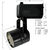 Nora NTL-203/75B - Cylinder Low Voltage Track Fixture - Black Thumbnail