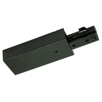 Nora NT-2316B/R - Black - Live End Feed - Right Hand Polarity - Dual Circuit - Compatible with Halo Track