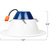 825 Lumens - 11 Watt - 3500 Kelvin - 6 in. Retrofit LED Downlight Fixture Thumbnail