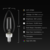300 Lumens - 3.5 Watt - 2700 Kelvin - LED Chandelier Filament Bulb - 3.9 in. x 1.4 in. Thumbnail
