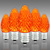 Orange - LED C7 - Christmas Light Replacement Bulbs - Faceted Finish Thumbnail
