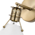 10 in. x 7 in. Wall Sconce Fixture - White Shade - Brass Finish Thumbnail