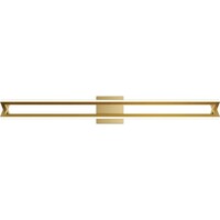 AFX Cass - 36 in. LED Vanity Light Bar - 2450 Lumens - Gold Finish - 38 Watt - 3000 Kelvin - 90 CRI - 120 Volt - AFX Lighting CSSV3604L30D1GD