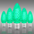 (NEW Technology) C9 - Green - Faceted LED - VividCore Premium - 50% Brighter Thumbnail