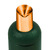 LED Mini Light Stringer - 25 ft. - (50) LEDs - Amber-Orange - 6 in. Bulb Spacing - Green Wire Thumbnail