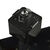 Track Light Fixture - Round Back Cylinder - Black - Black Baffle Thumbnail