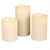 (Set of 3) - 6, 7, 9 in. ht. - 4.5 in. dia. - BISQUE COLOR Thumbnail