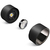 5 in. x 4 in. Wattage Selectable LED Pendant Fixture - Chrome Baffle - Black Finish Thumbnail