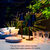 Newport 4 in 1 Patio Lamp with Bug Deterrent Feature - Brass Thumbnail