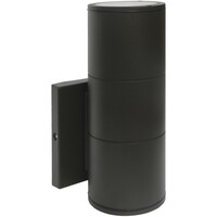 8 in. LED Outdoor Wall Sconce Fixture - Up or Down Installation - Bronze Finish - 900 Lumens - 10 Watt - 3000 Kelvin - 90 CRI - 120-277 Volt - Nuvo 62-1149
