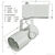Nora NTL-215/75W - Telescope Low Voltage Track Fixture - White Thumbnail