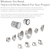 6 in. Reflector and Trim - Matte Silver Baffle with White Trim Thumbnail
