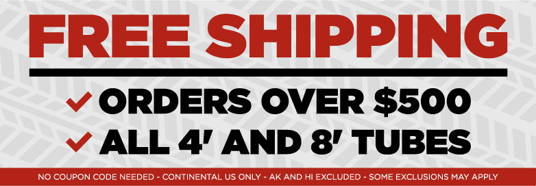 Free Shipping on all orders over 1000 dollars - no coupon code needed - continental us only - Hawaii and Alaska excluded