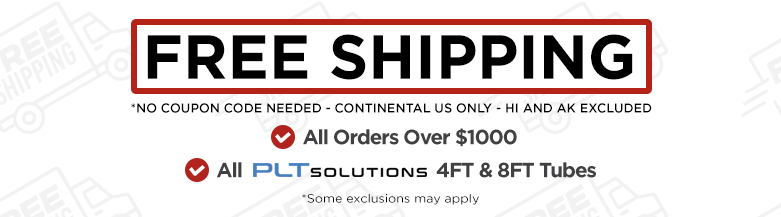 Free Shipping on all orders over 1000 dollars - no coupon code needed - continental us only - Hawaii and Alaska excluded