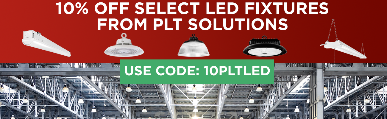 Save 10% Off Select LED Fixtures From PLT Solutions