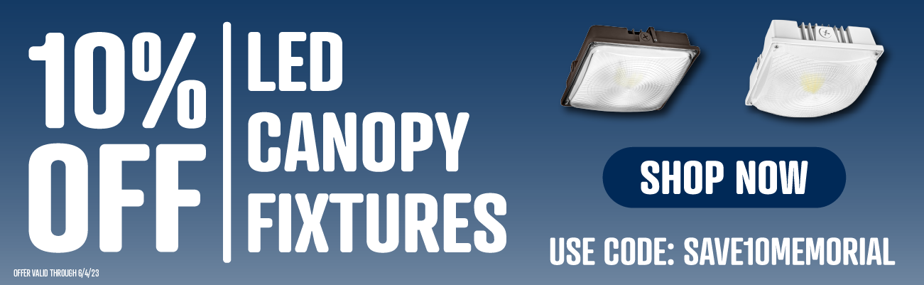 10% Off Canopy Fixtures