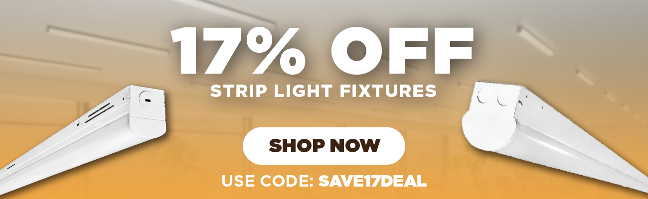 17% Off Strip Light Fixtures