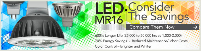 Consider LED MR16s